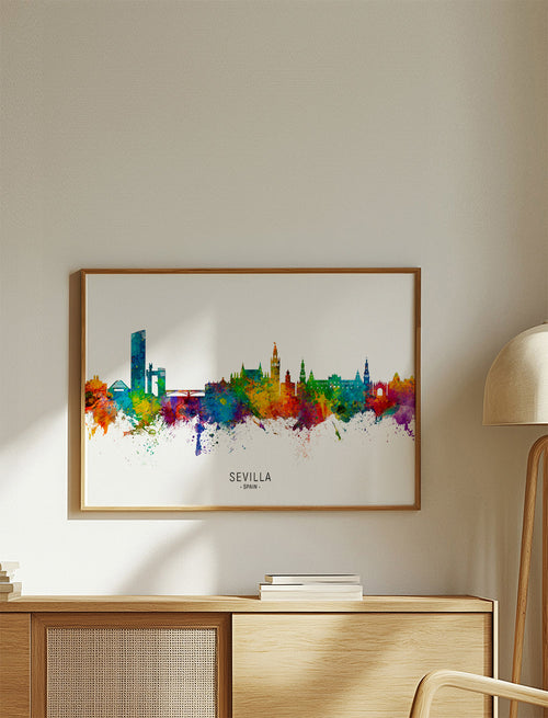 Sevilla Skyline multicolor