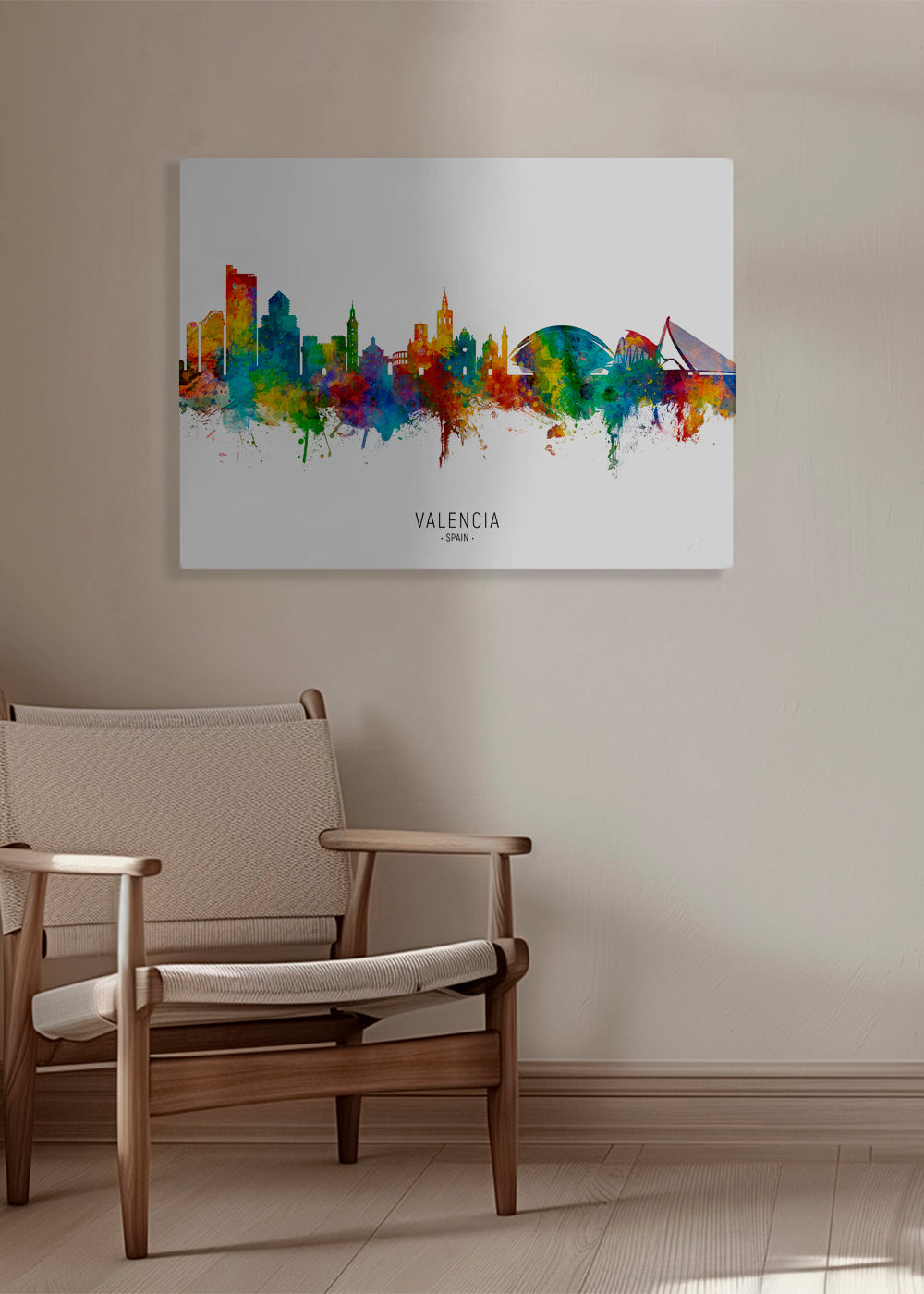 Valencia Skyline multicolor