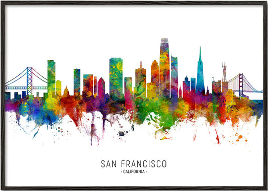 San Francisco Skyline multicolor