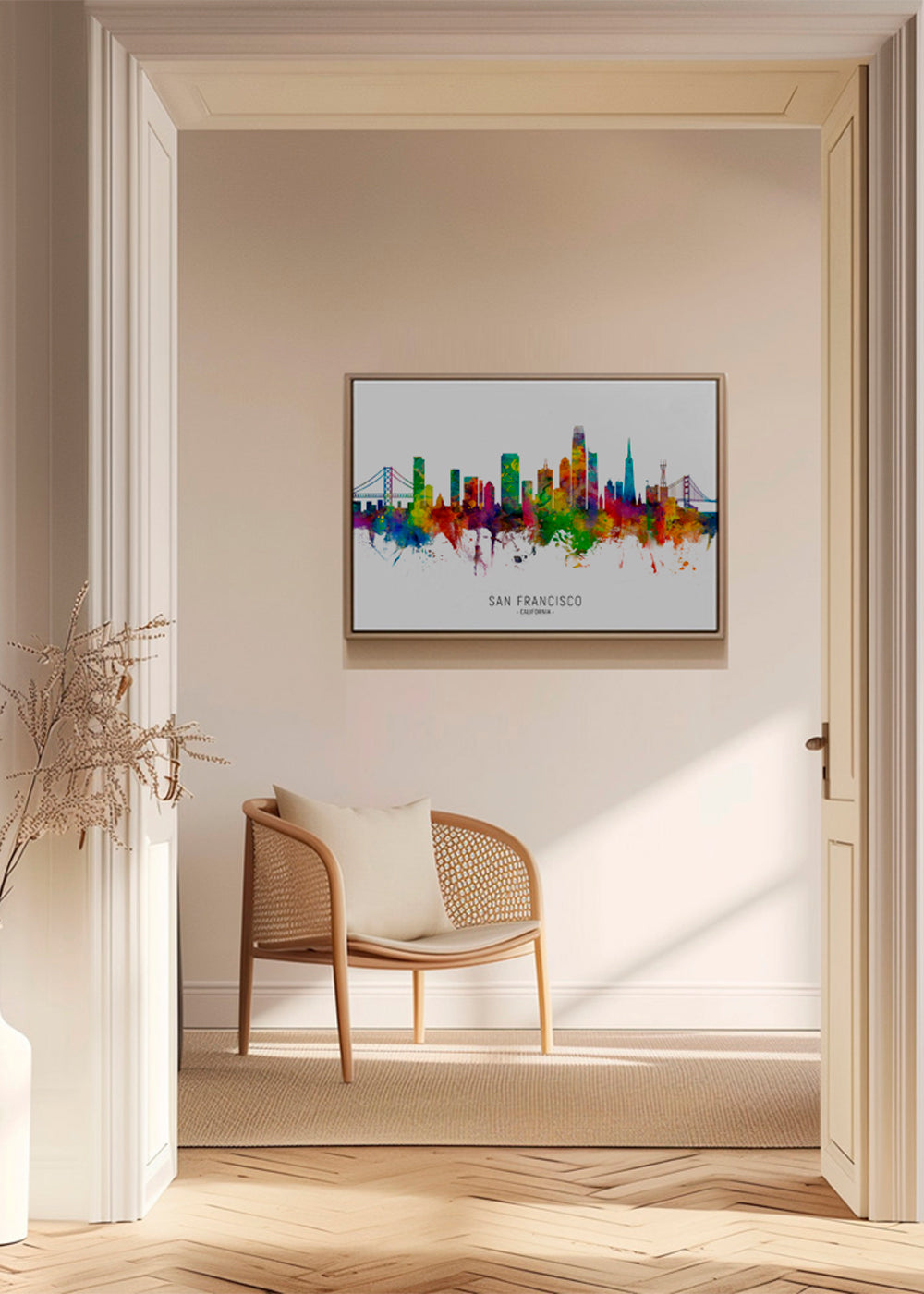 San Francisco Skyline multicolor