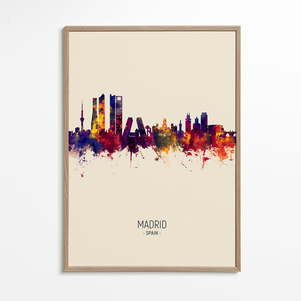 Madrid Skyline en beige