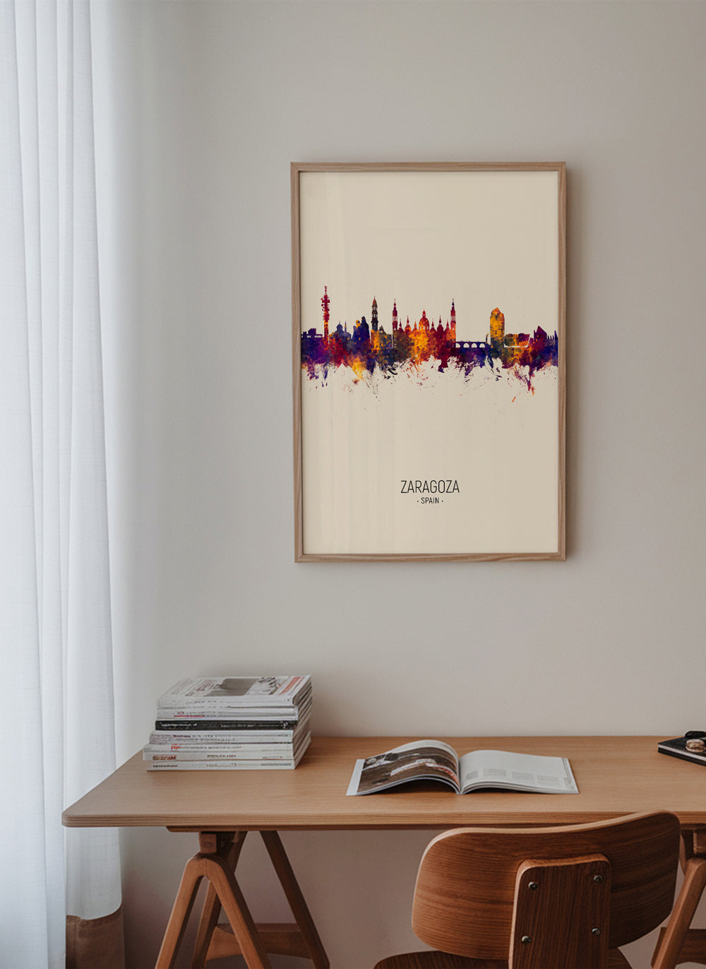 Zaragoza Skyline en beige