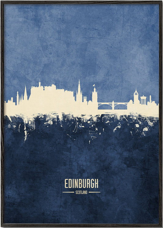 Edinburgh Skyline Azul
