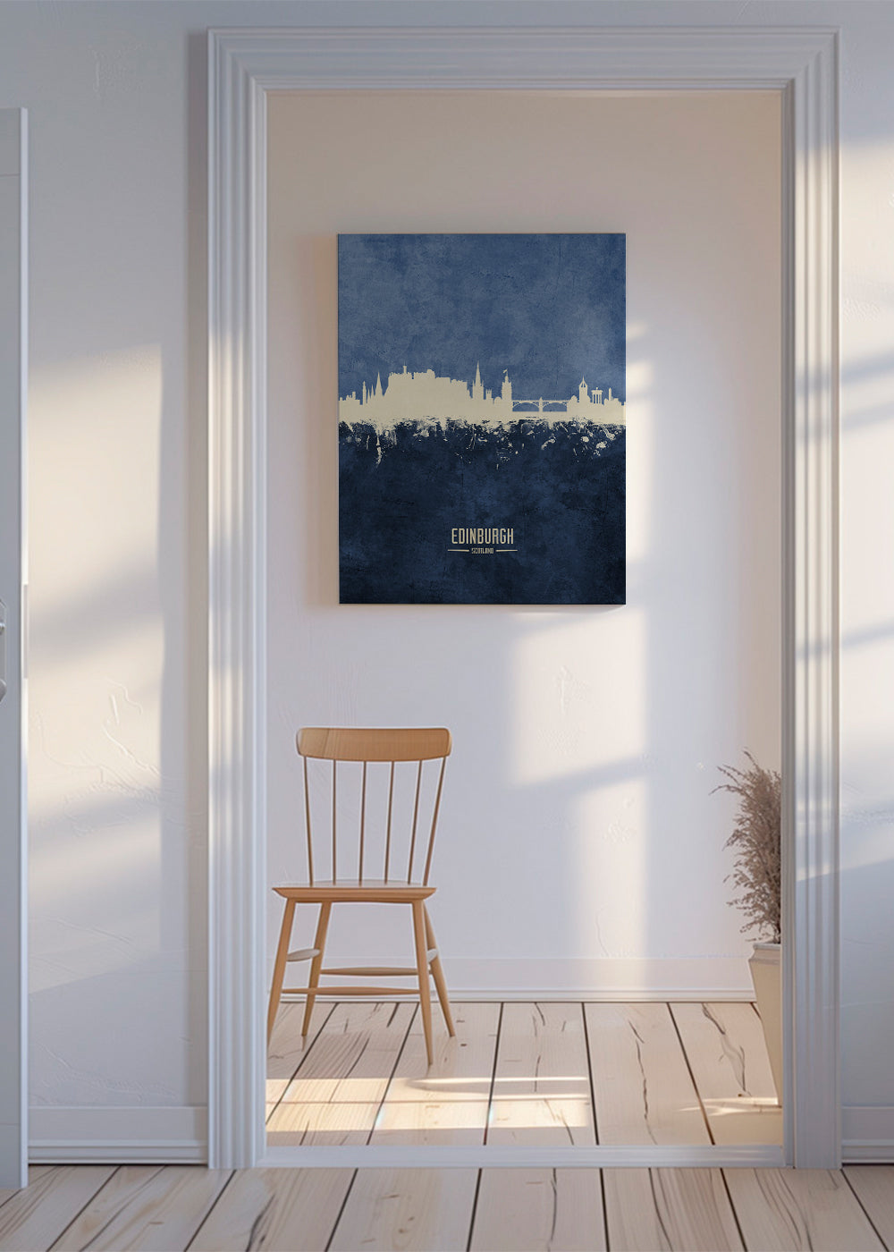 Edinburgh Skyline Azul