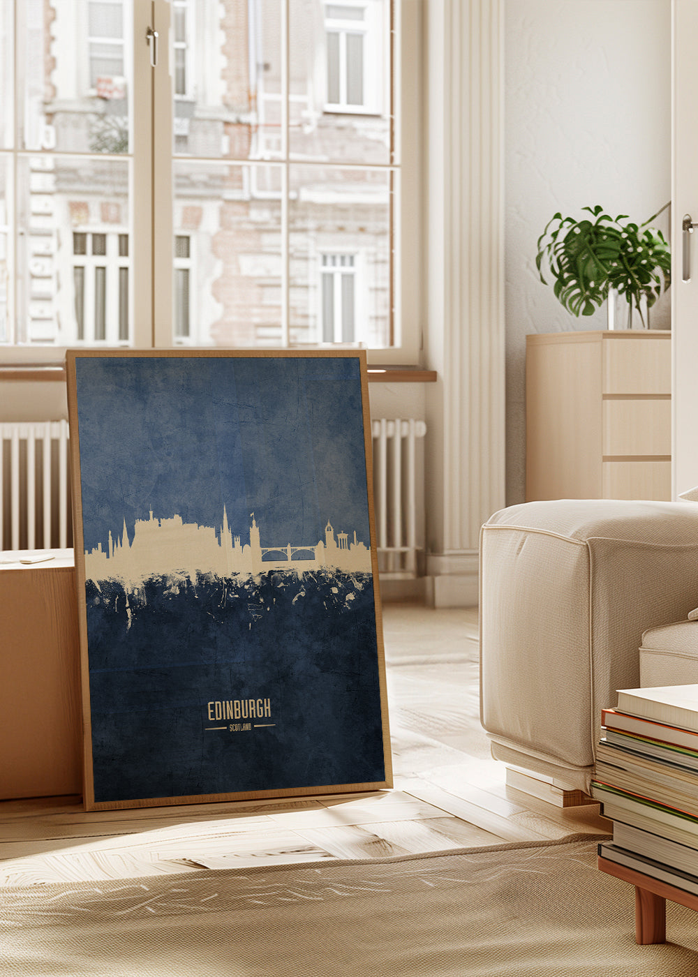 Edinburgh Skyline Azul