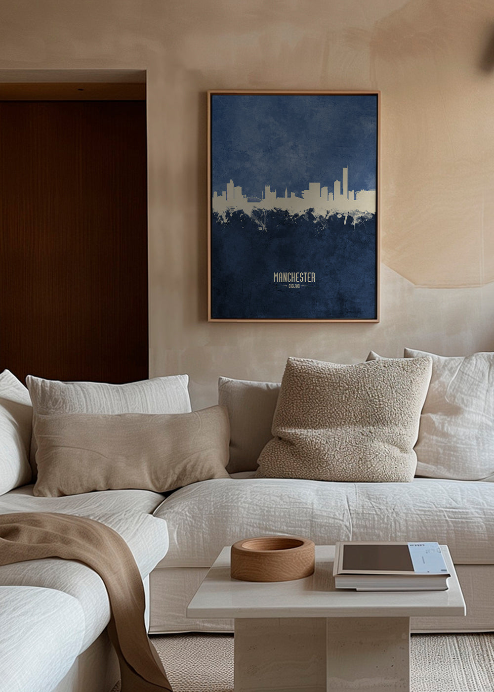 Manchester Skyline Azul