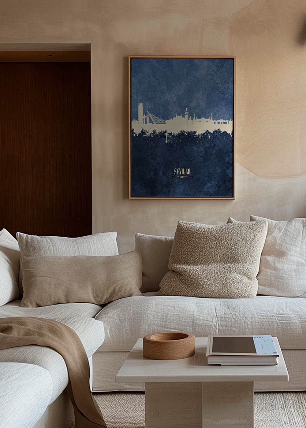 Sevilla Skyline Azul