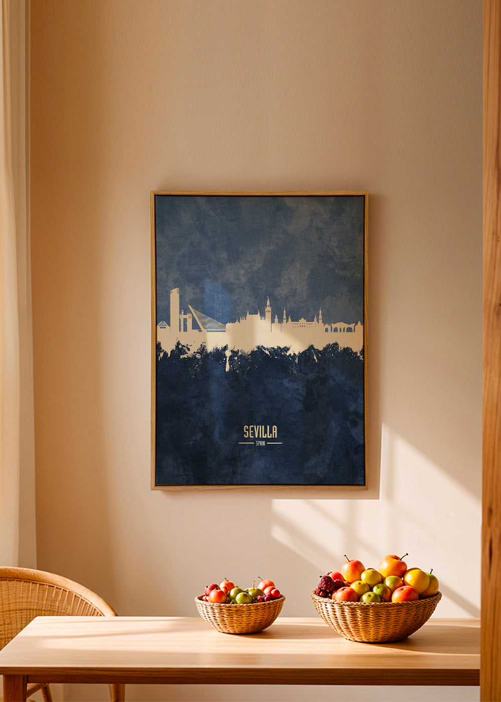 Sevilla Skyline Azul