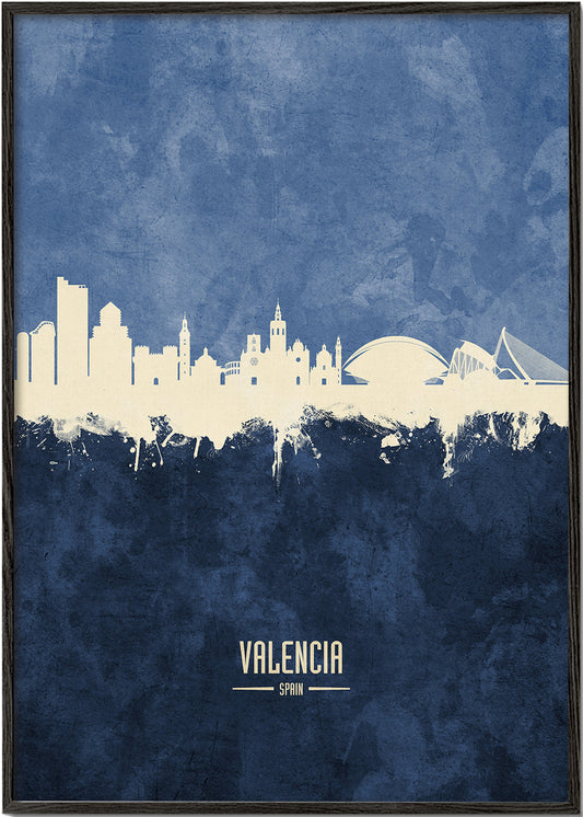 Valencia Skyline Azul