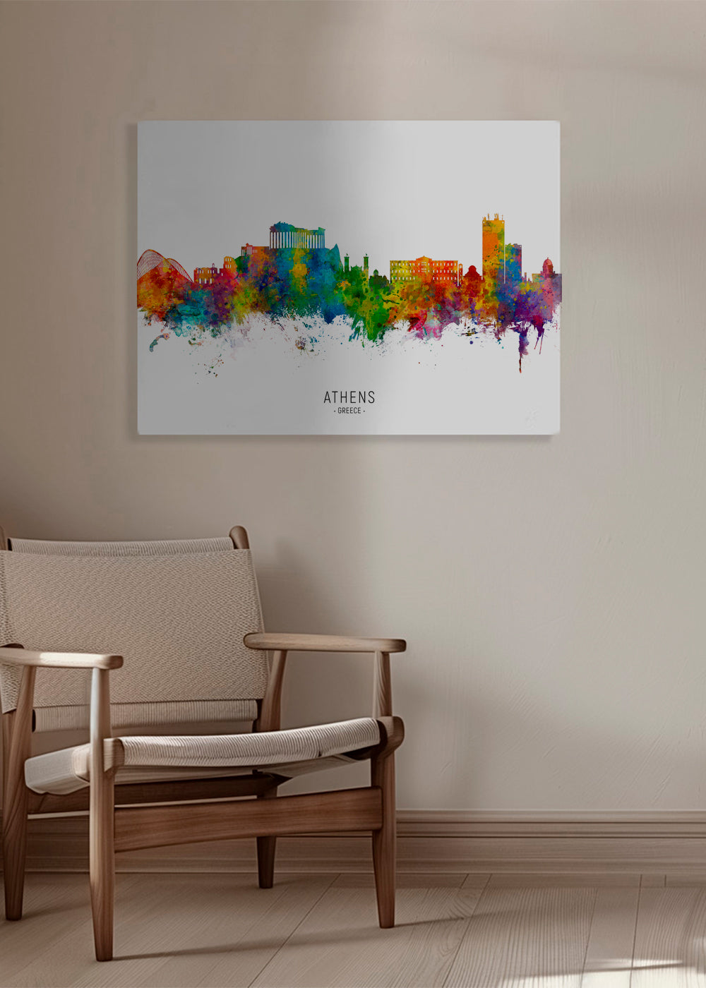 Athens Skyline multicolor