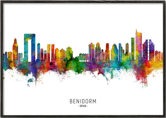 Benidorm Skyline multicolor