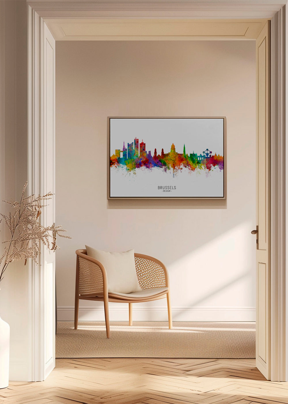 Brussels Skyline multicolor