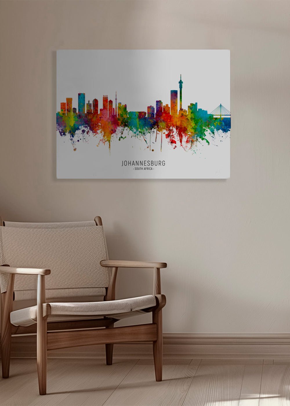 Johannesburg Skyline multicolor