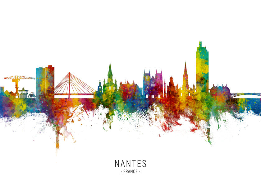 Nantes Skyline multicolor