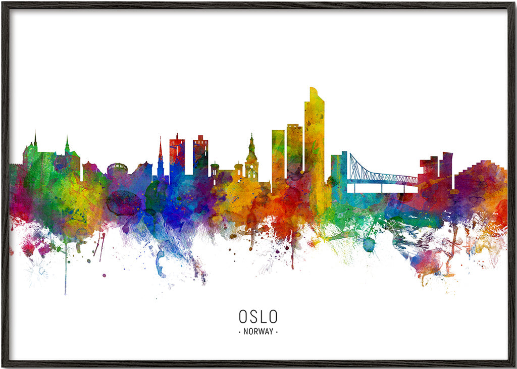 Oslo Skyline multicolor
