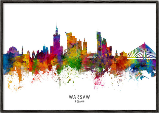 Warsaw Skyline multicolor