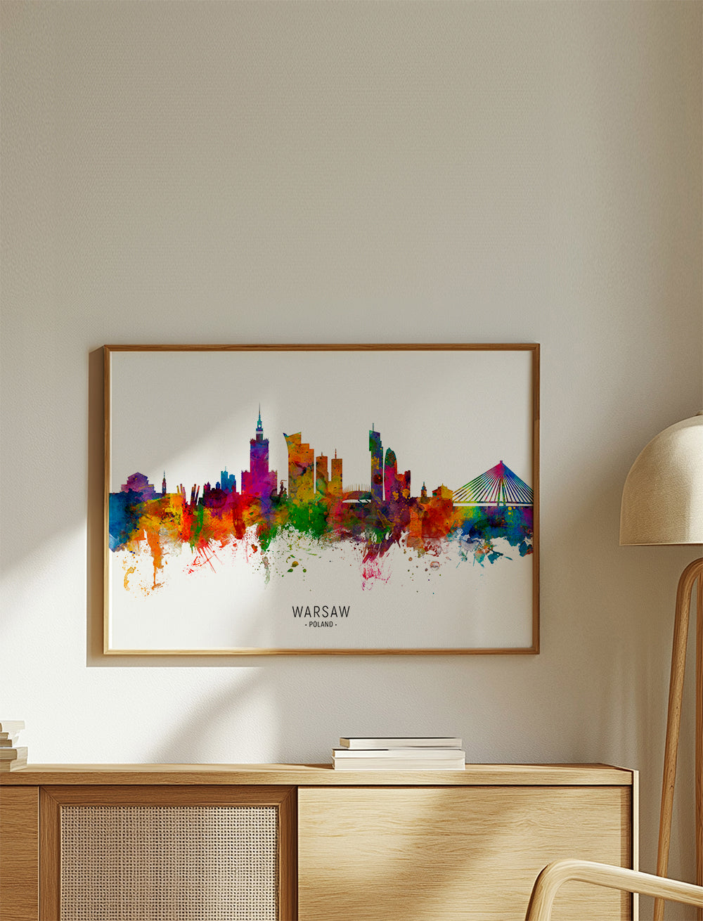 Warsaw Skyline multicolor