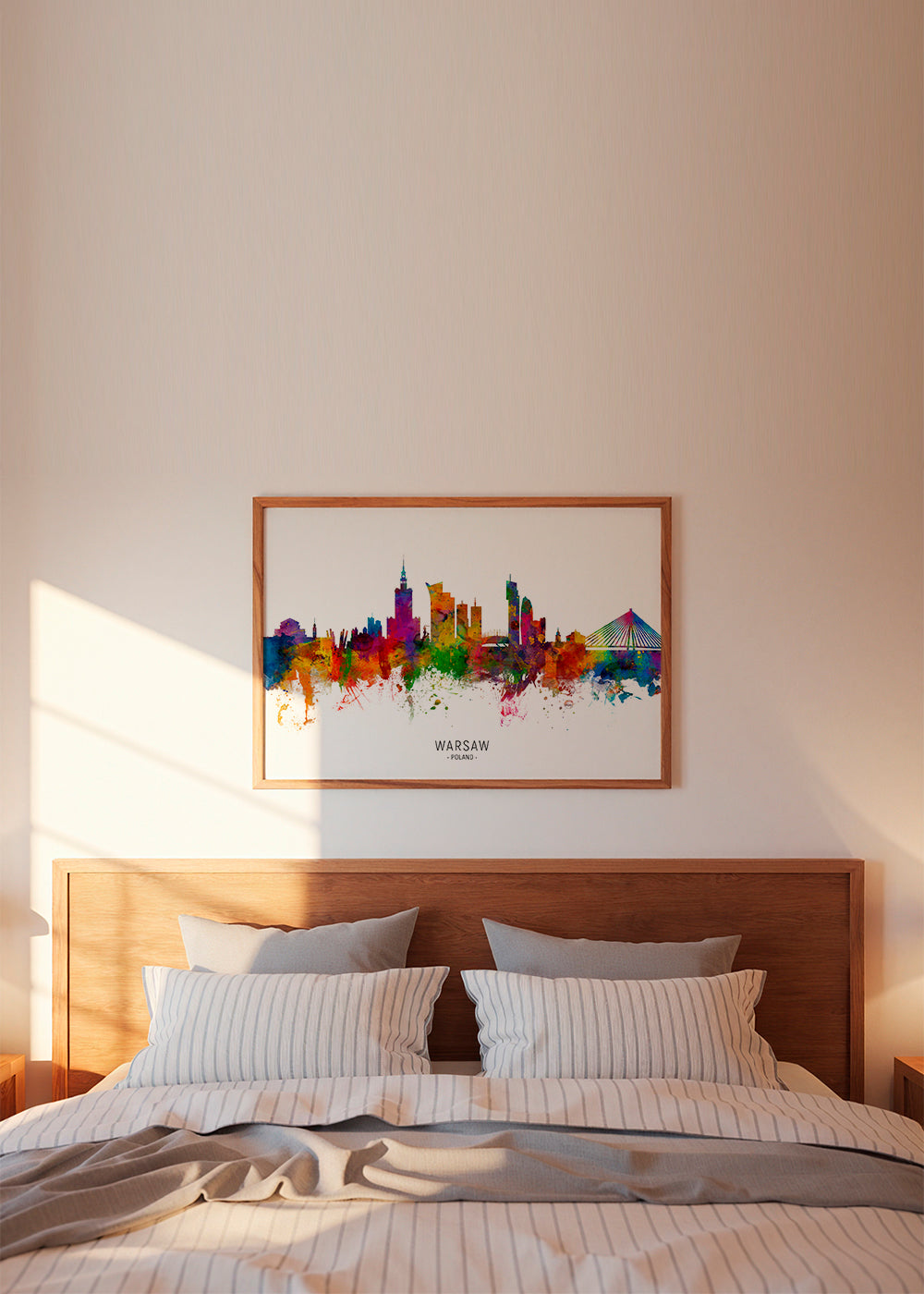 Warsaw Skyline multicolor