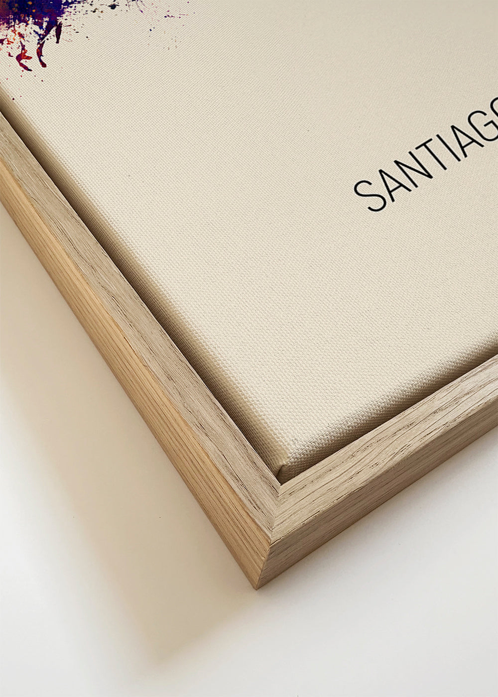 Santiago de Chile Skyline beige