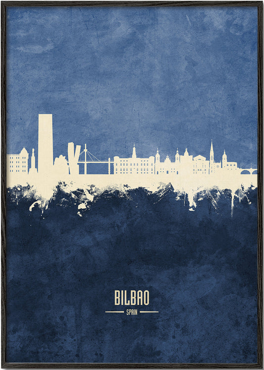 Bilbao Skyline azul