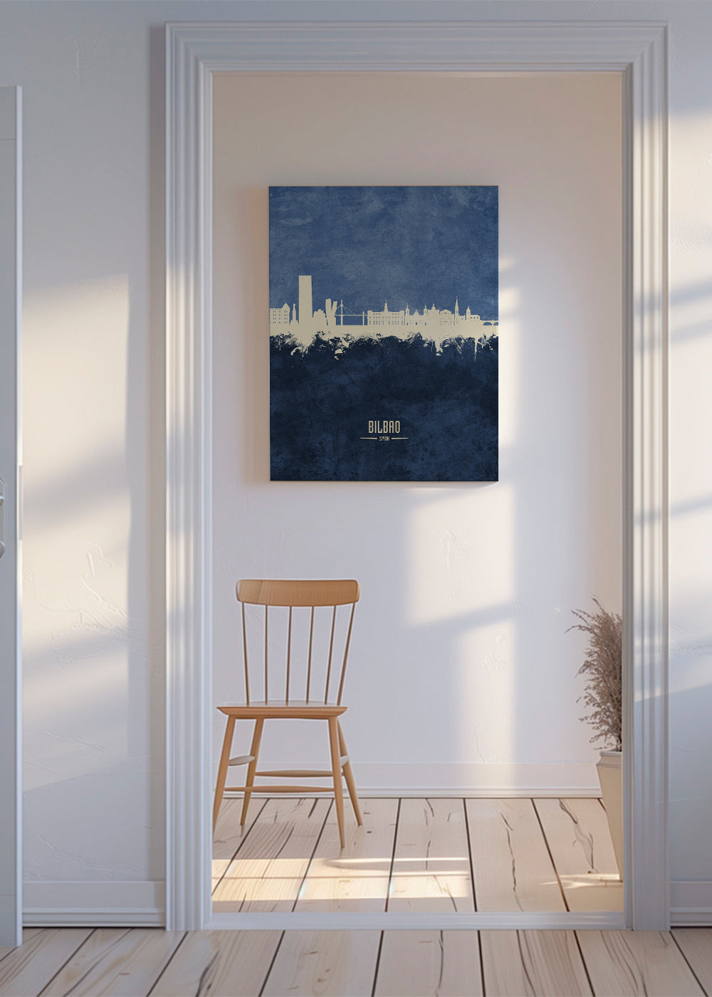 Bilbao Skyline azul