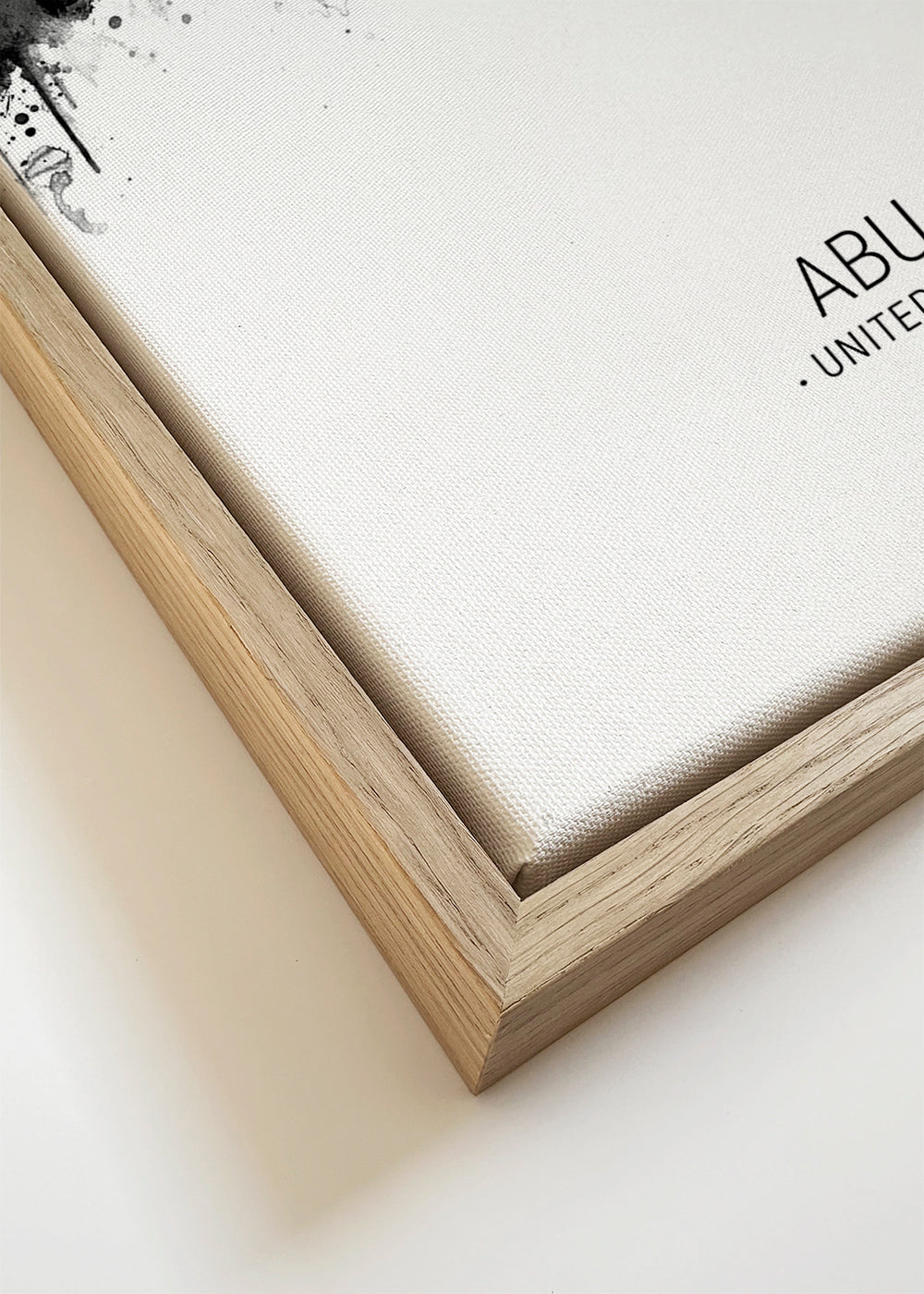 Abu Dhabi Skyline blanco y negro