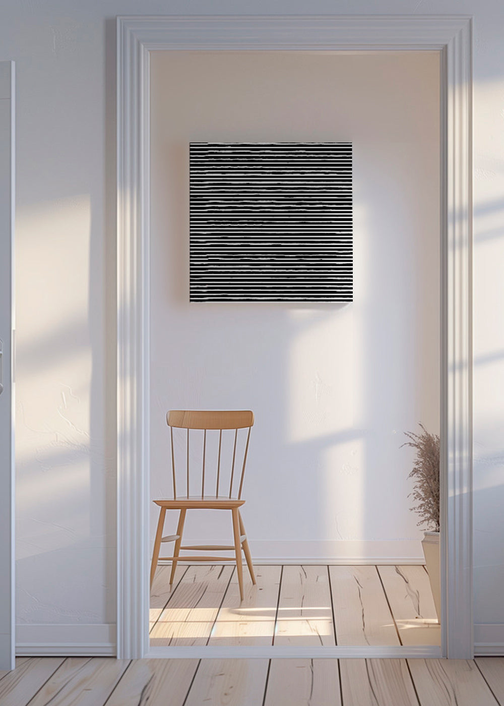 Marker Stripes Black Cuadrado