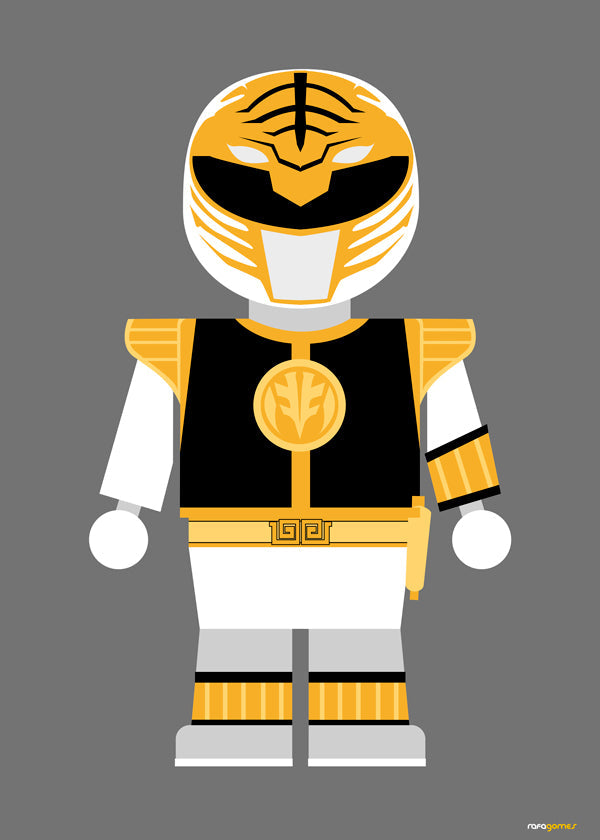 Toy Power Ranger White