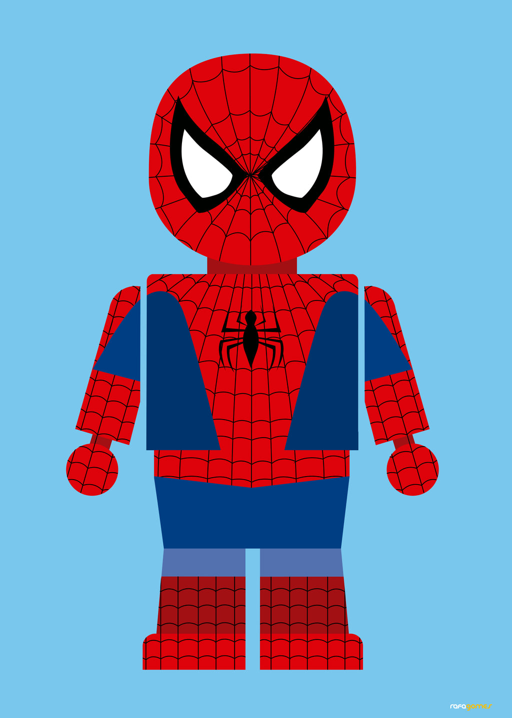 Toy Spiderman - Unframed art print