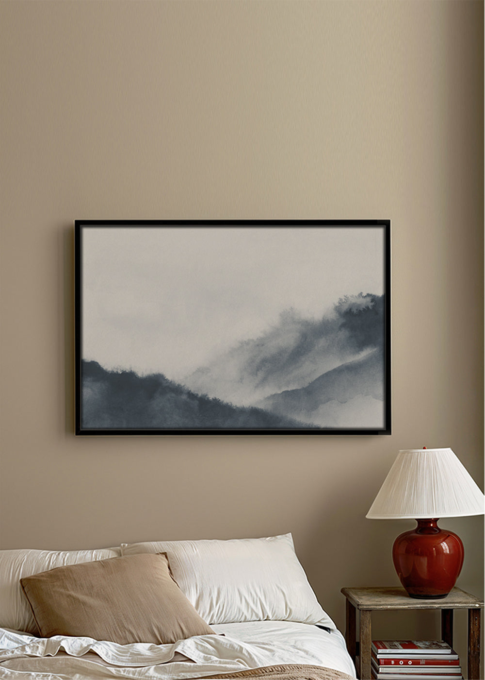 Misty mountains - Bluish gray