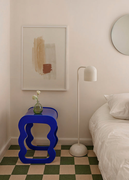 Brush strokes N 6 Warm colors - Framed poster in an interior