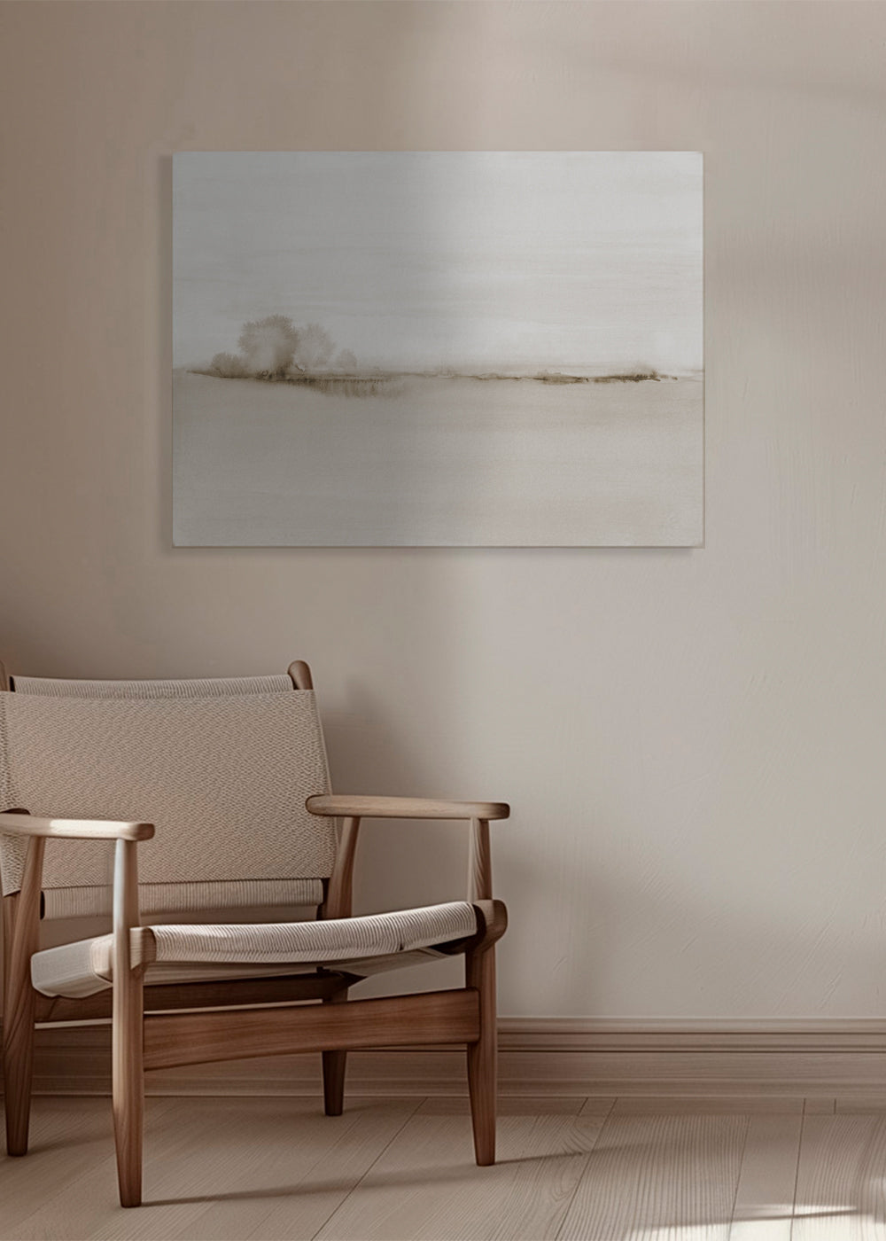 Watercolor landscape N 50 Sepia