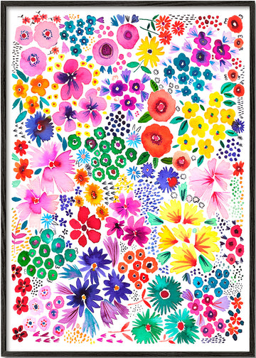 Colorful Little Artful Flowers Multi 2