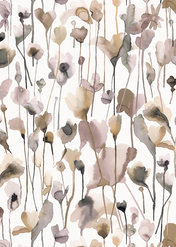 Wild Rustic Flowers Neutral