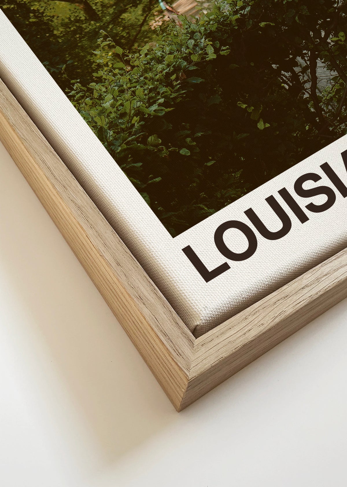 Louisiana - Curves - Framed canvas detail