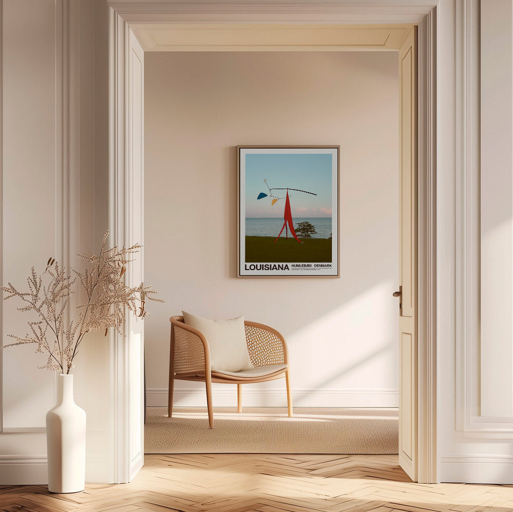 Cuadro de ciudades Louisiana con móvil escultórico – Canvas1
