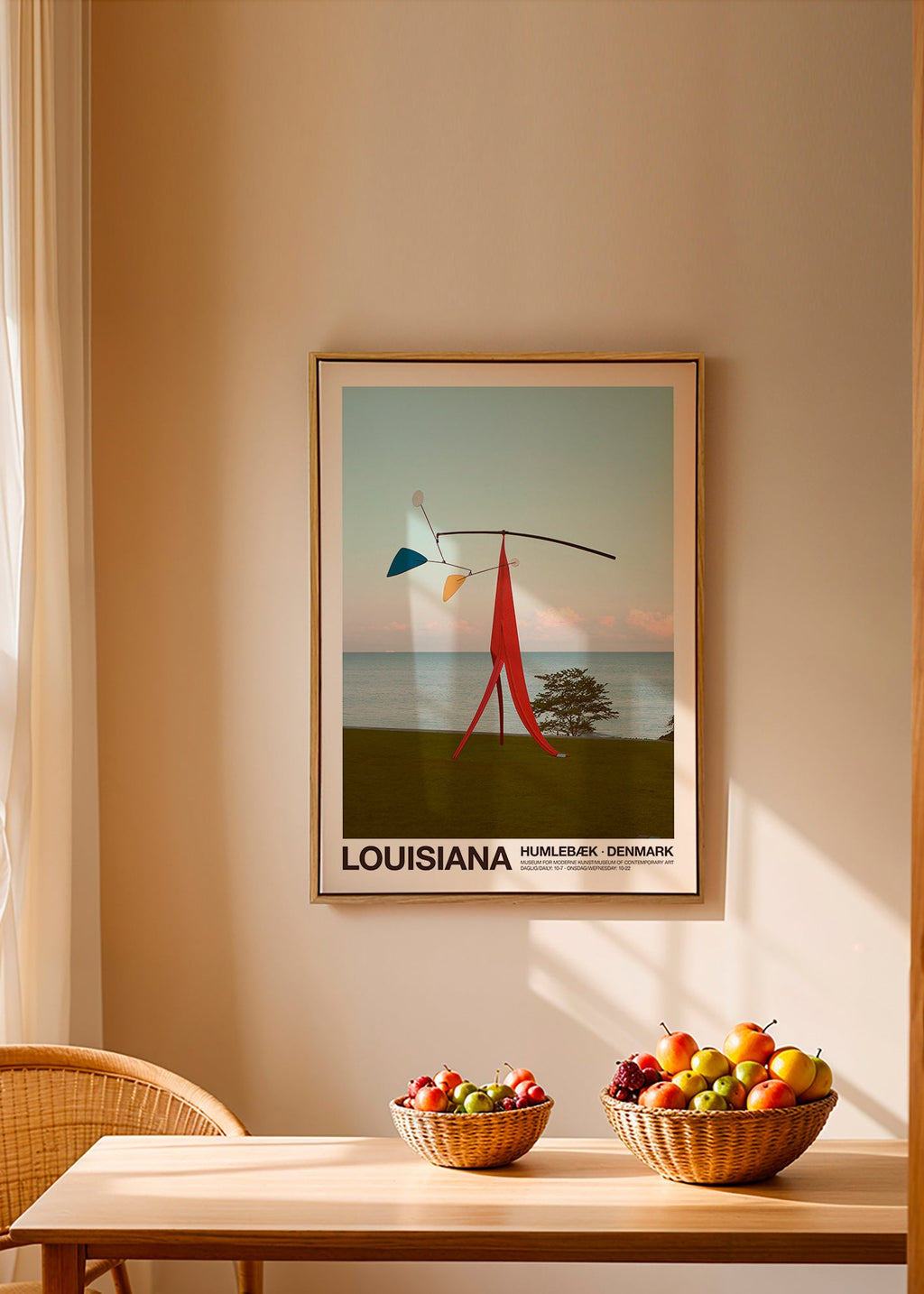 Cuadro de ciudades Louisiana con móvil escultórico – Canvas2