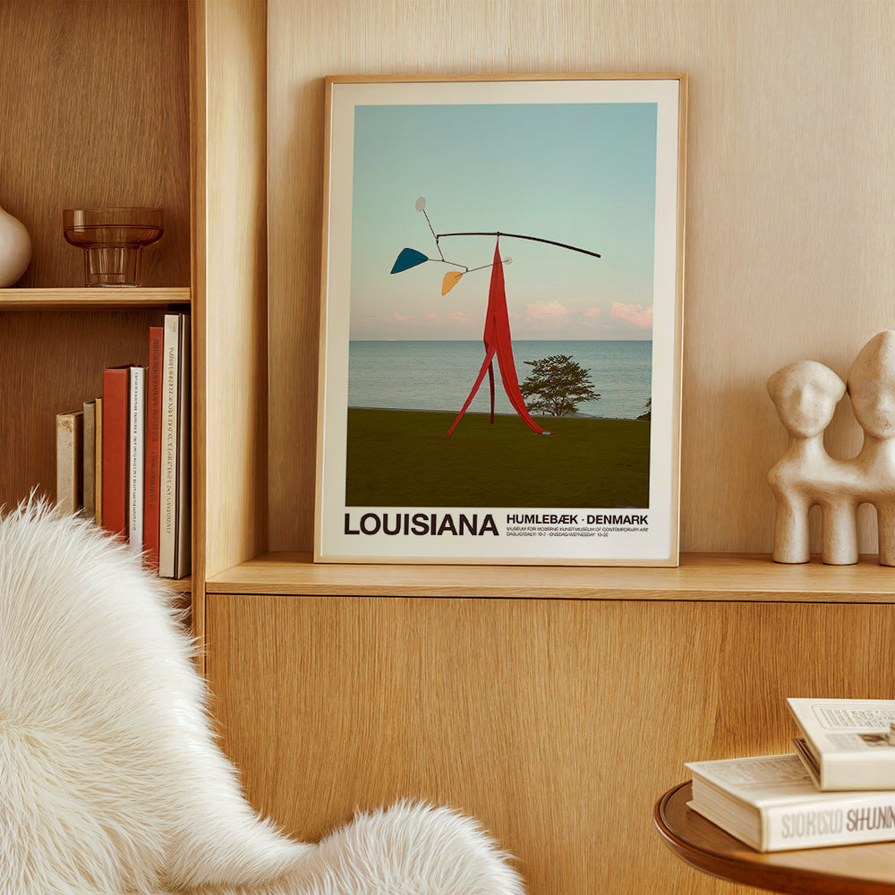 Cuadro de ciudades Louisiana con móvil escultórico – Product1