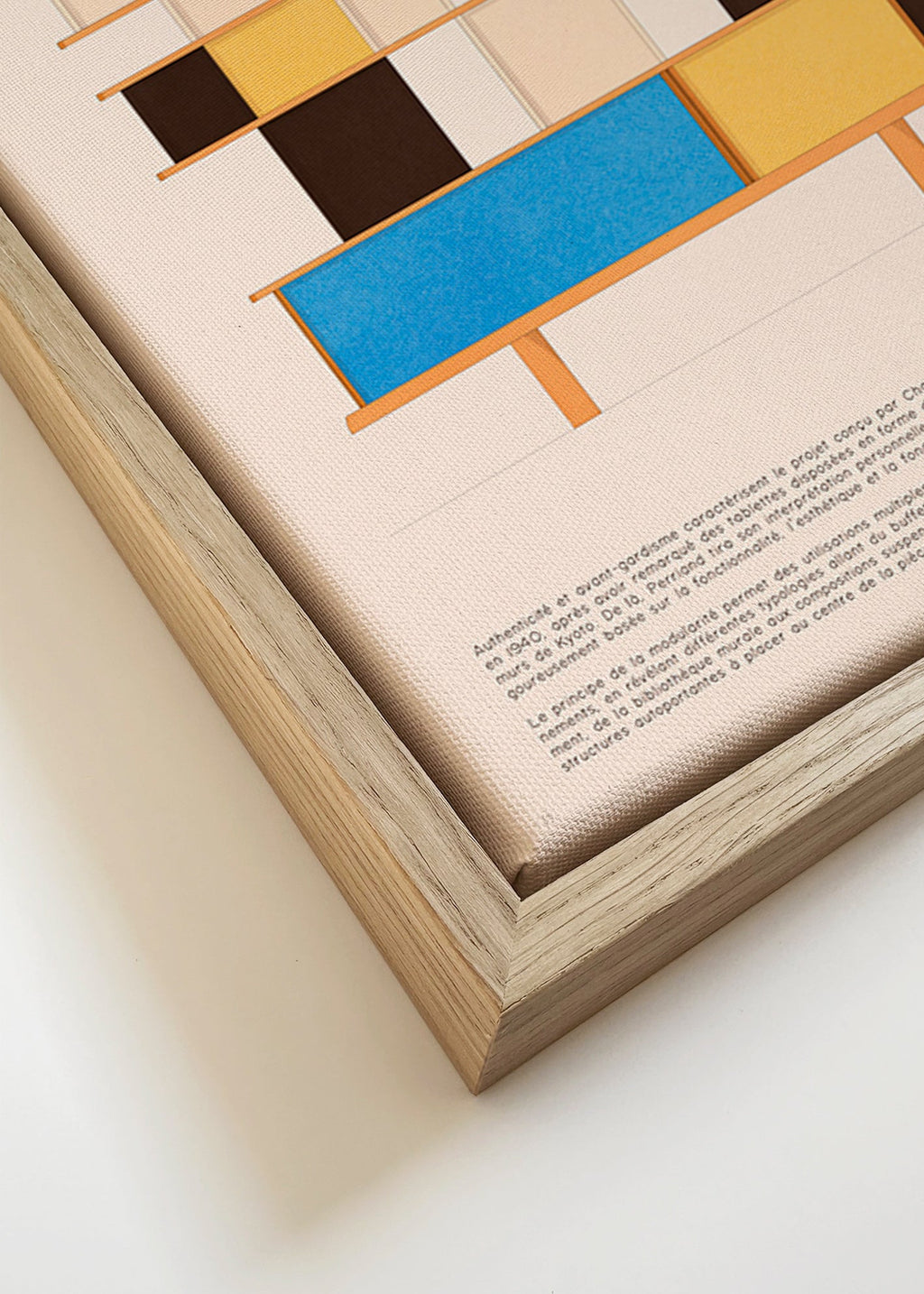 Ilustración estantería modular de 1955 – Canvas detail