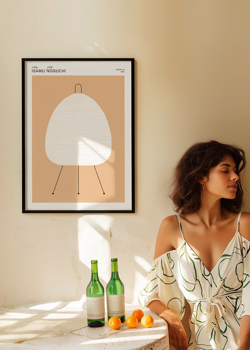 Cuadro minimalista Noguchi lámpara Akari – Product3