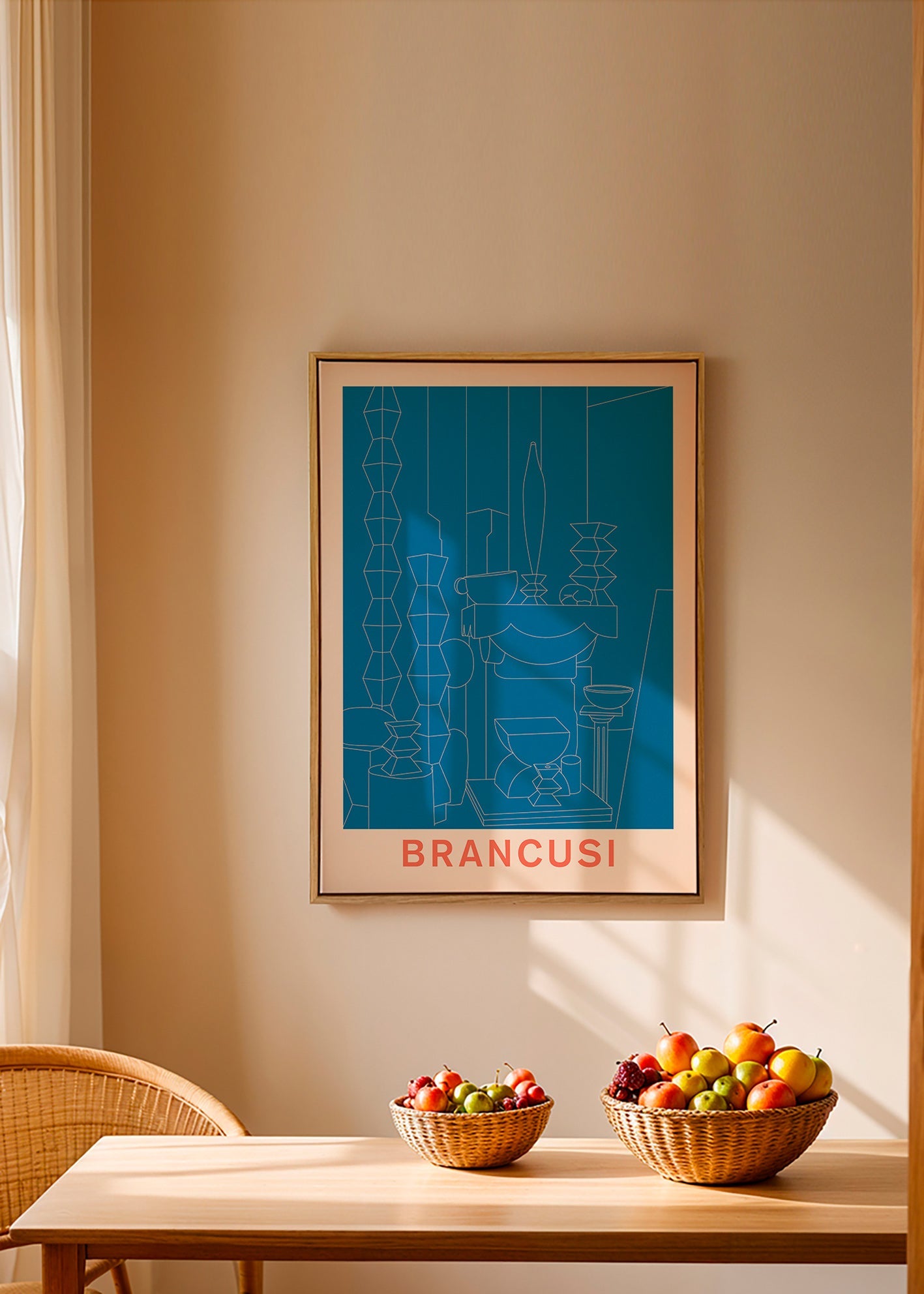 Ilustración geométrica Brancusi – Canvas1