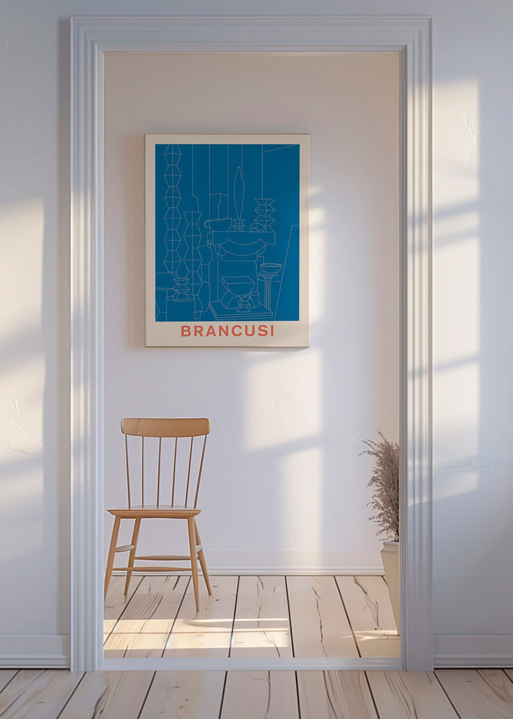 Ilustración geométrica Brancusi – Canvas