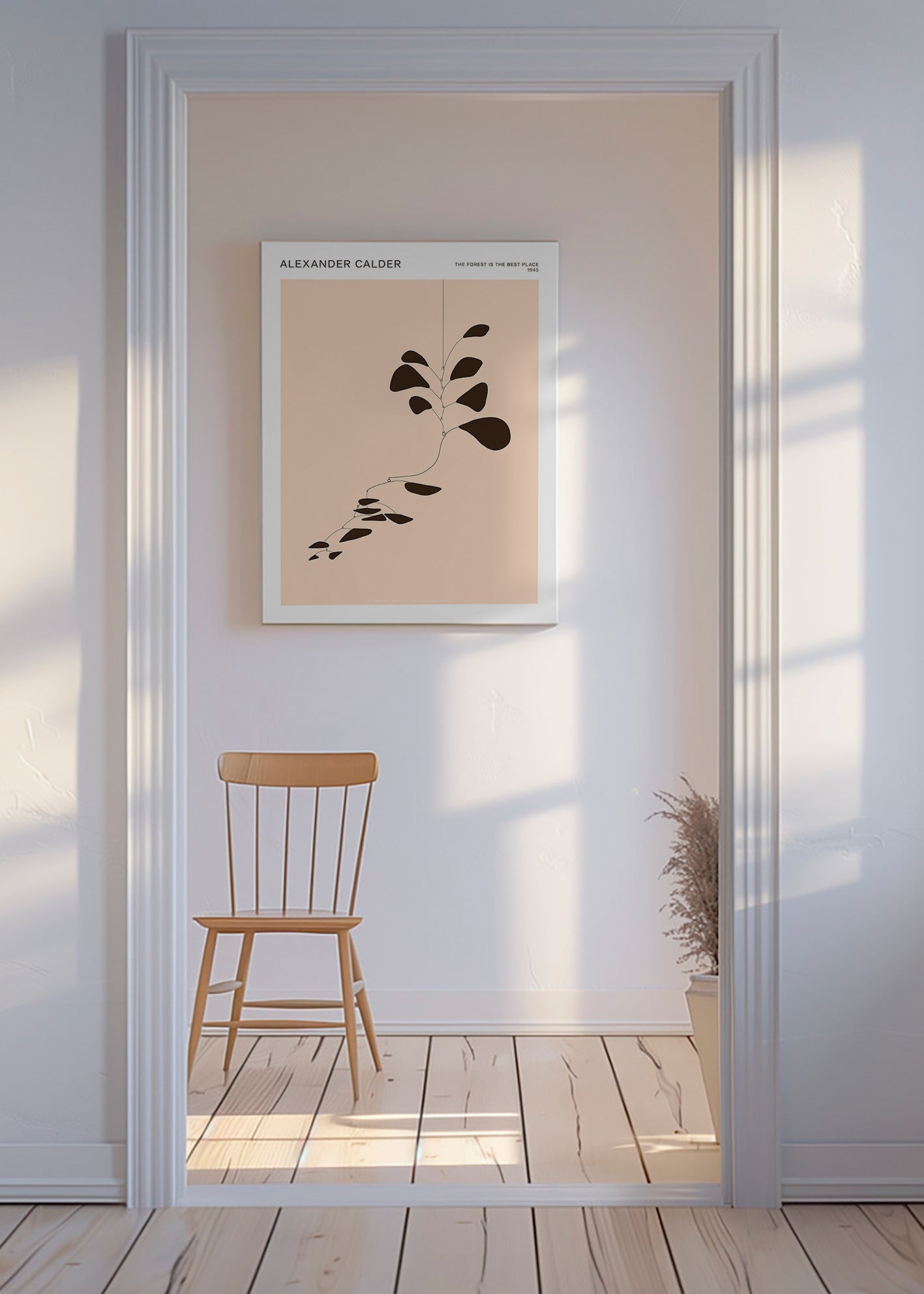 Lámina botánica móvil minimalista – Canvas