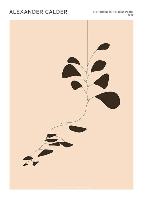 Lámina botánica móvil minimalista