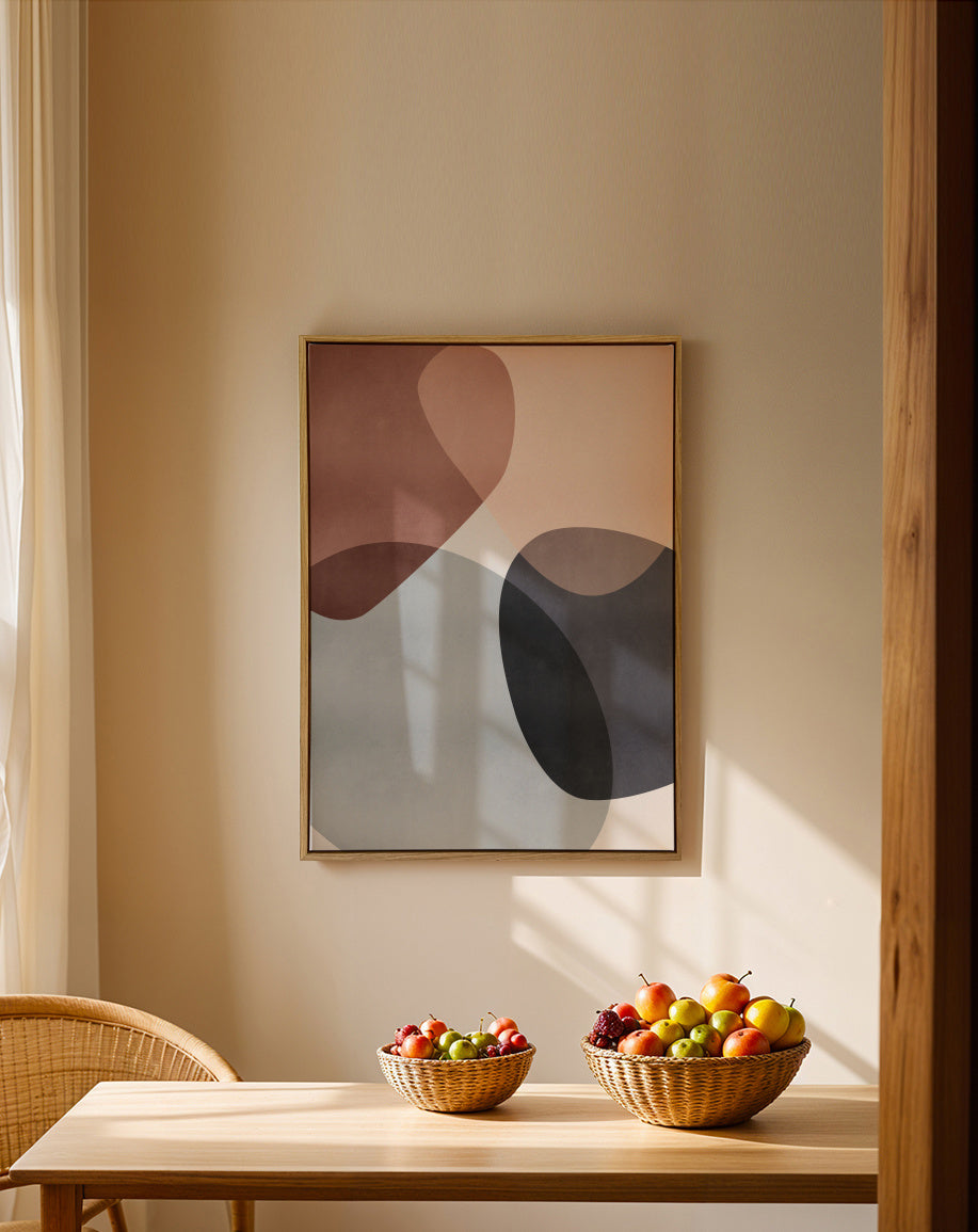 Graphic 206 - Framed canvas in an interior