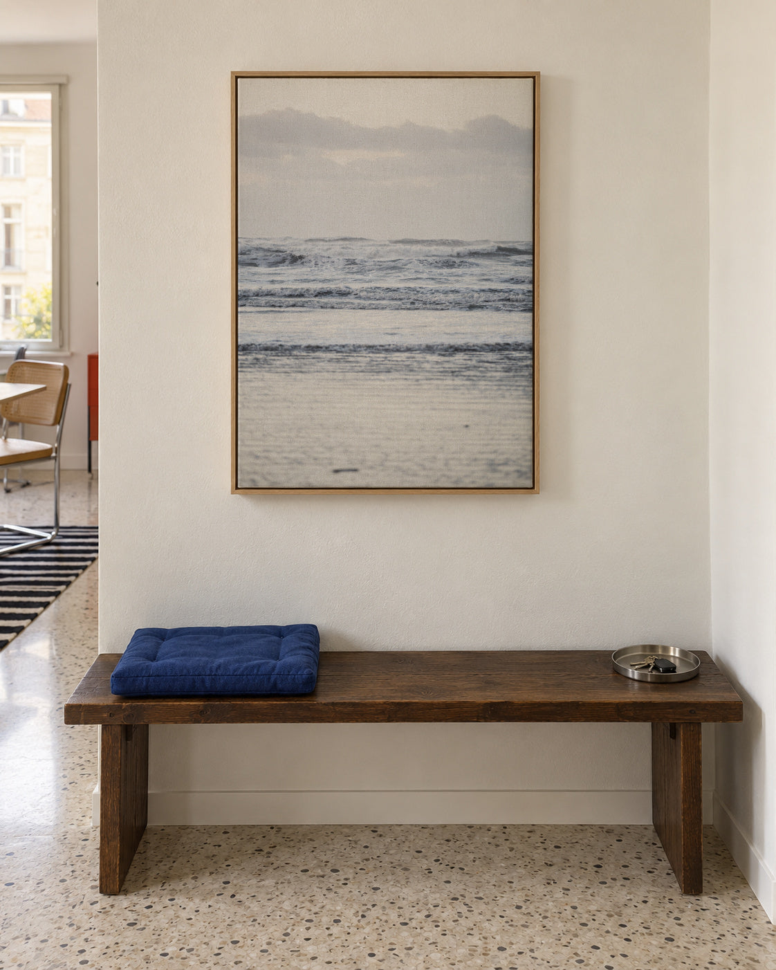 The Sea - Framed canvas in an interior