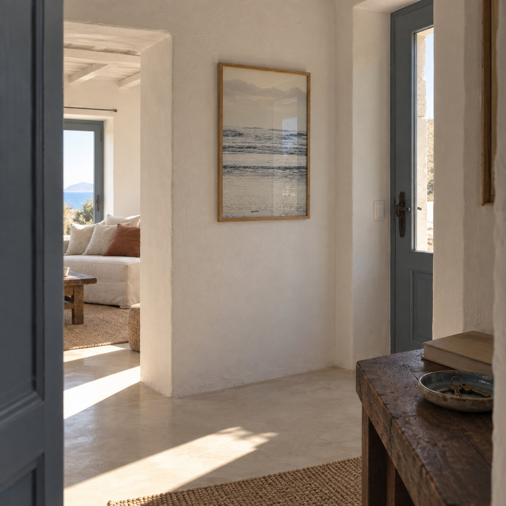 The Sea - Framed poster in an interior
