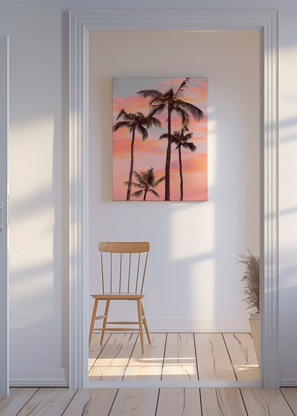 Sunset Palm Trees