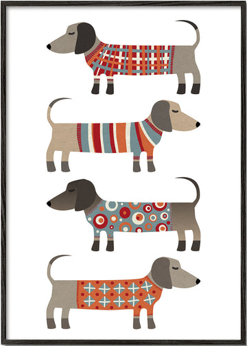 Sausage Dogs in Sweaters