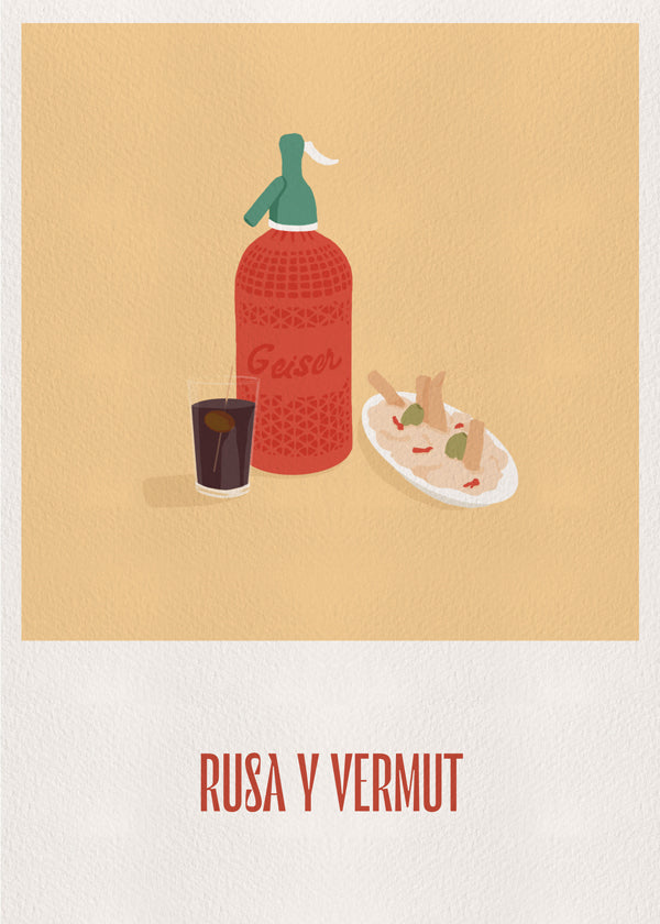 Rusa y vermut